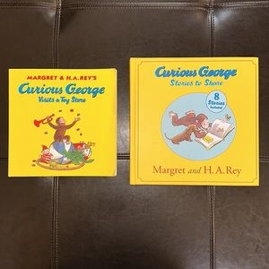 Curious George stories to share book pair